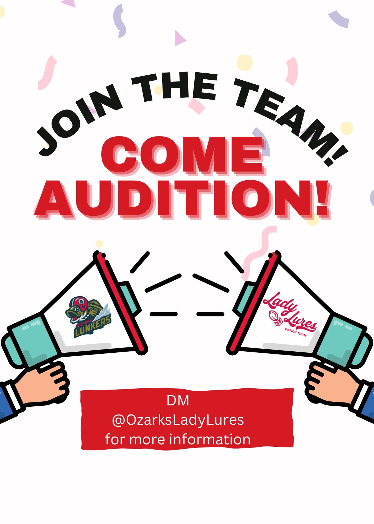 Lady Lures Dance Auditions March 7, 2026