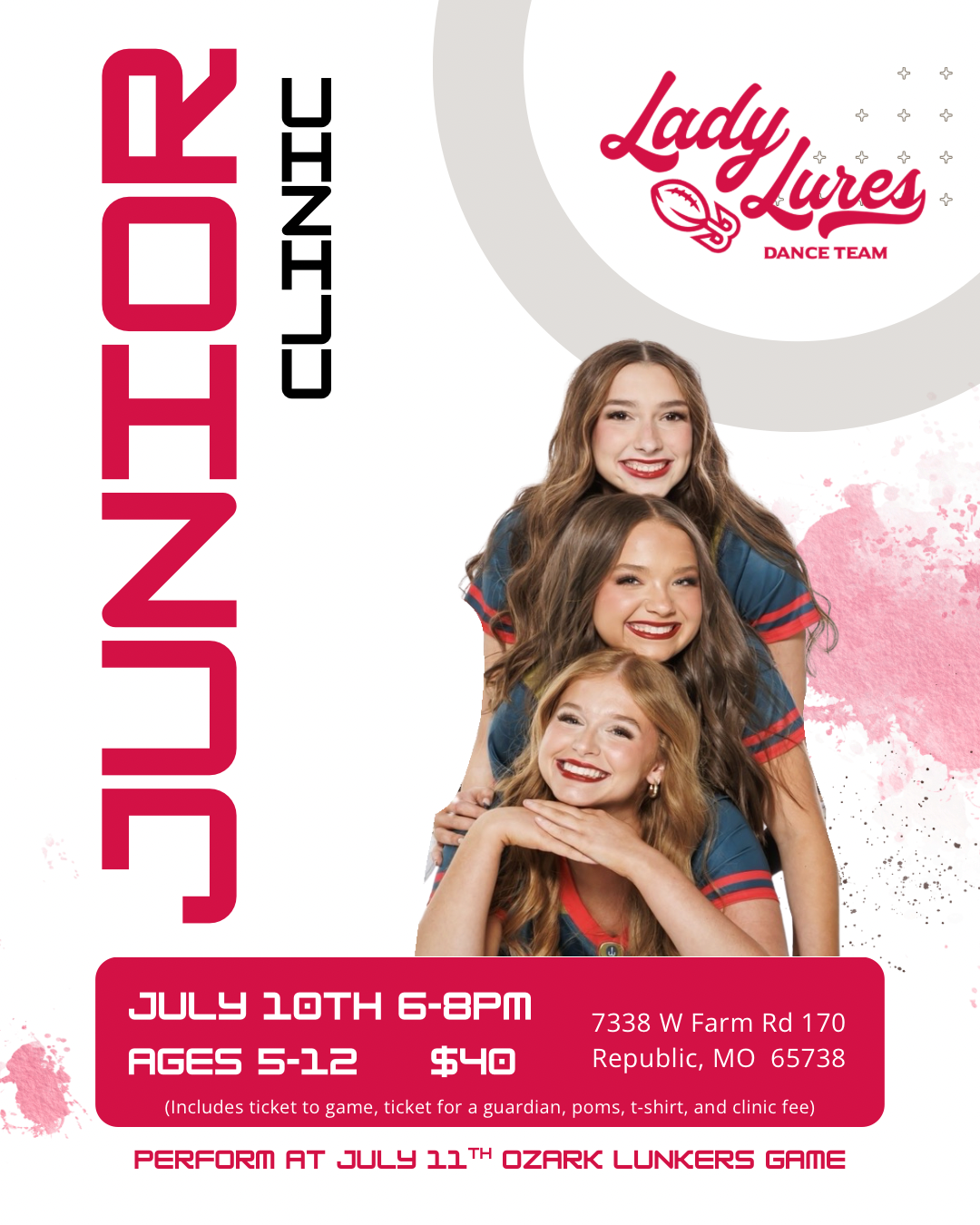 Lady Lures Junior Dance Clinic